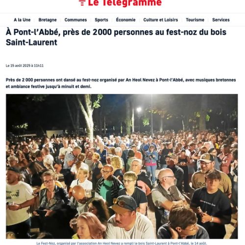 Sonerien DU à Pont l'Abbé. Pour J-Audio